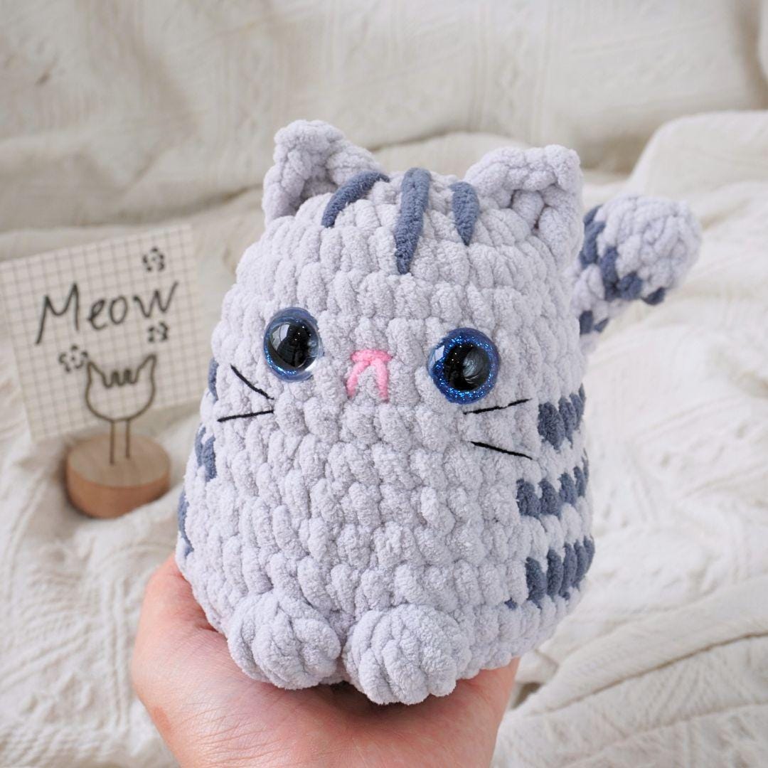 16in1 Chonky Cats Crochet Patterns, Amigurumi Crochet Pattern, Cat Crochet Pattern, Cat Plushies Pattern, Crochet Plushies Pattern Bundle