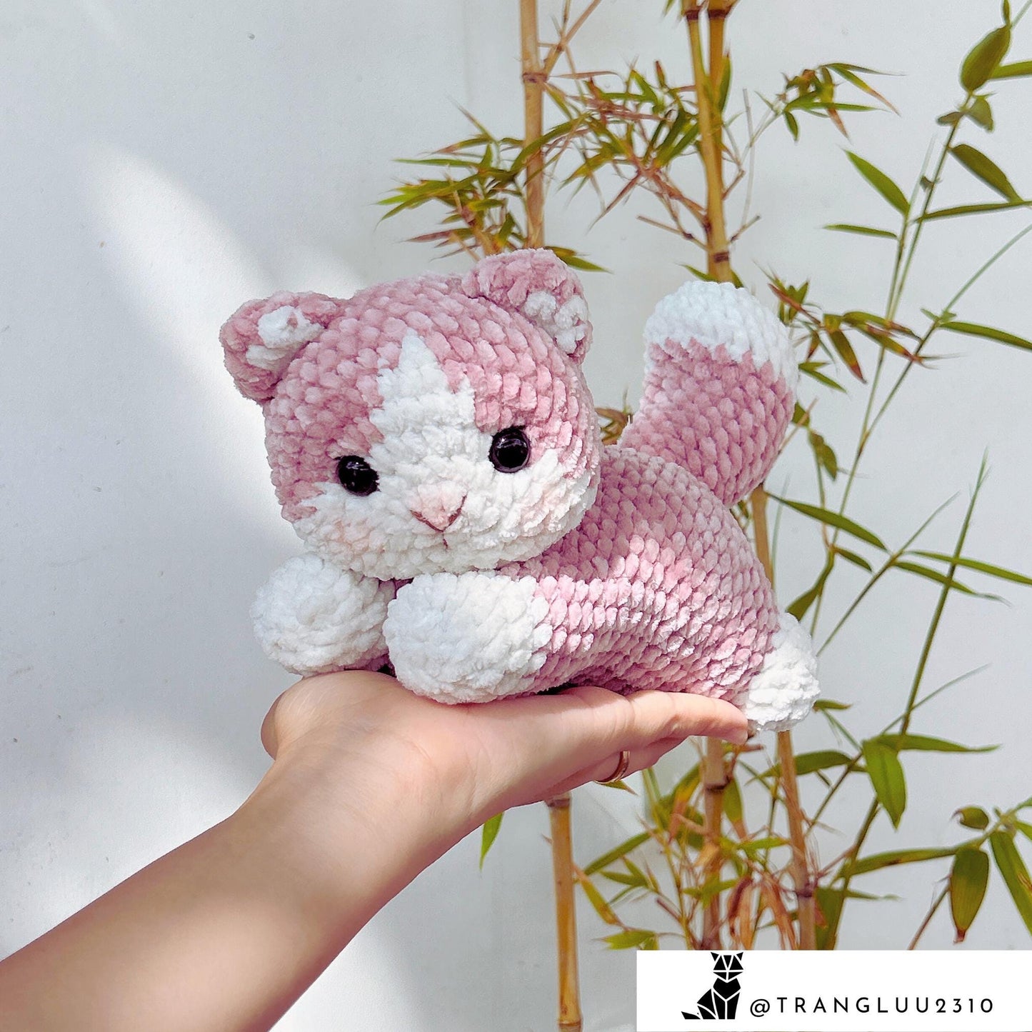 Crochet cat and bunny PATTERN bundle 3 in 1: Sweetie Fluffy | calico cat bunny | English PDF pattern