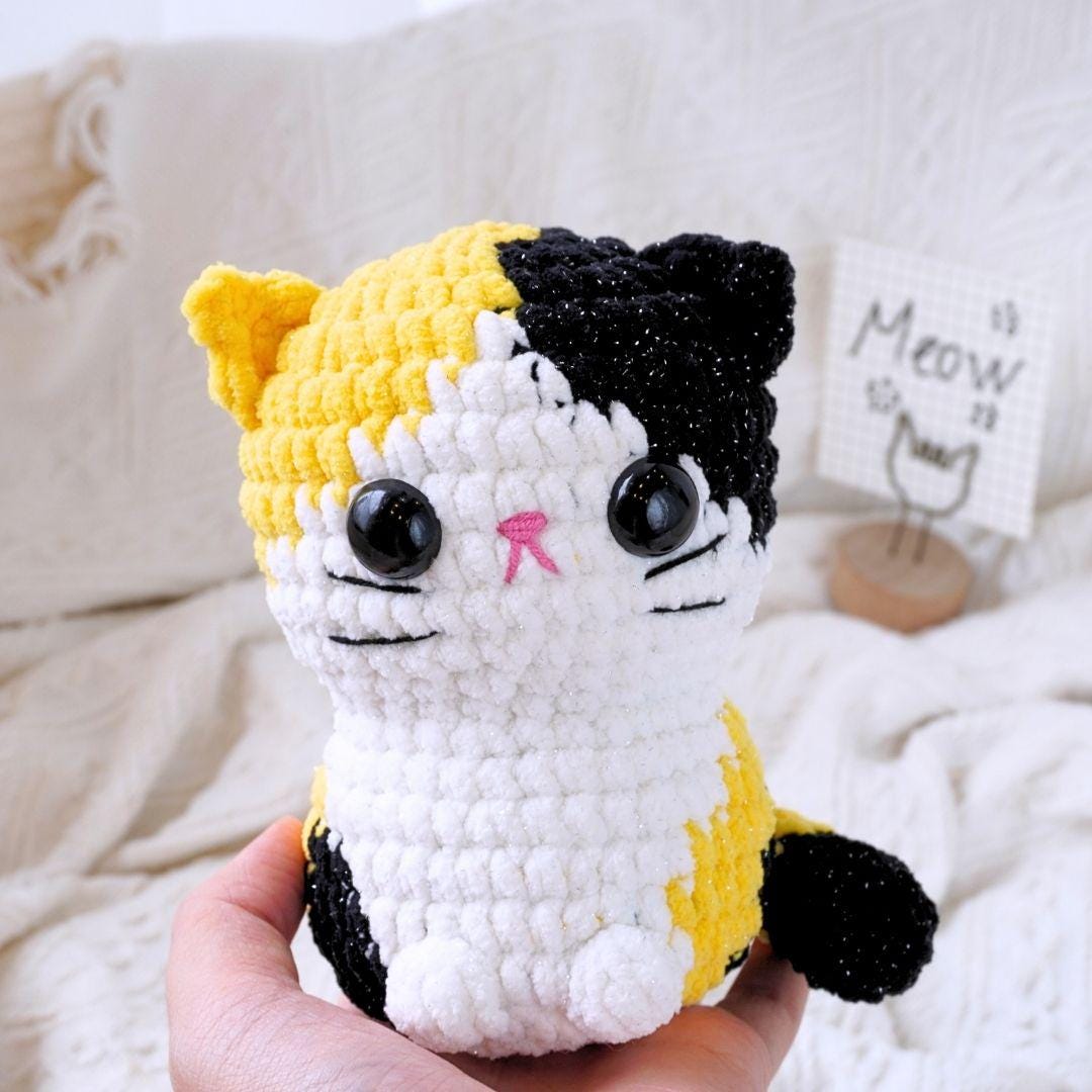 16in1 Chonky Cats Crochet Patterns, Amigurumi Crochet Pattern, Cat Crochet Pattern, Cat Plushies Pattern, Crochet Plushies Pattern Bundle