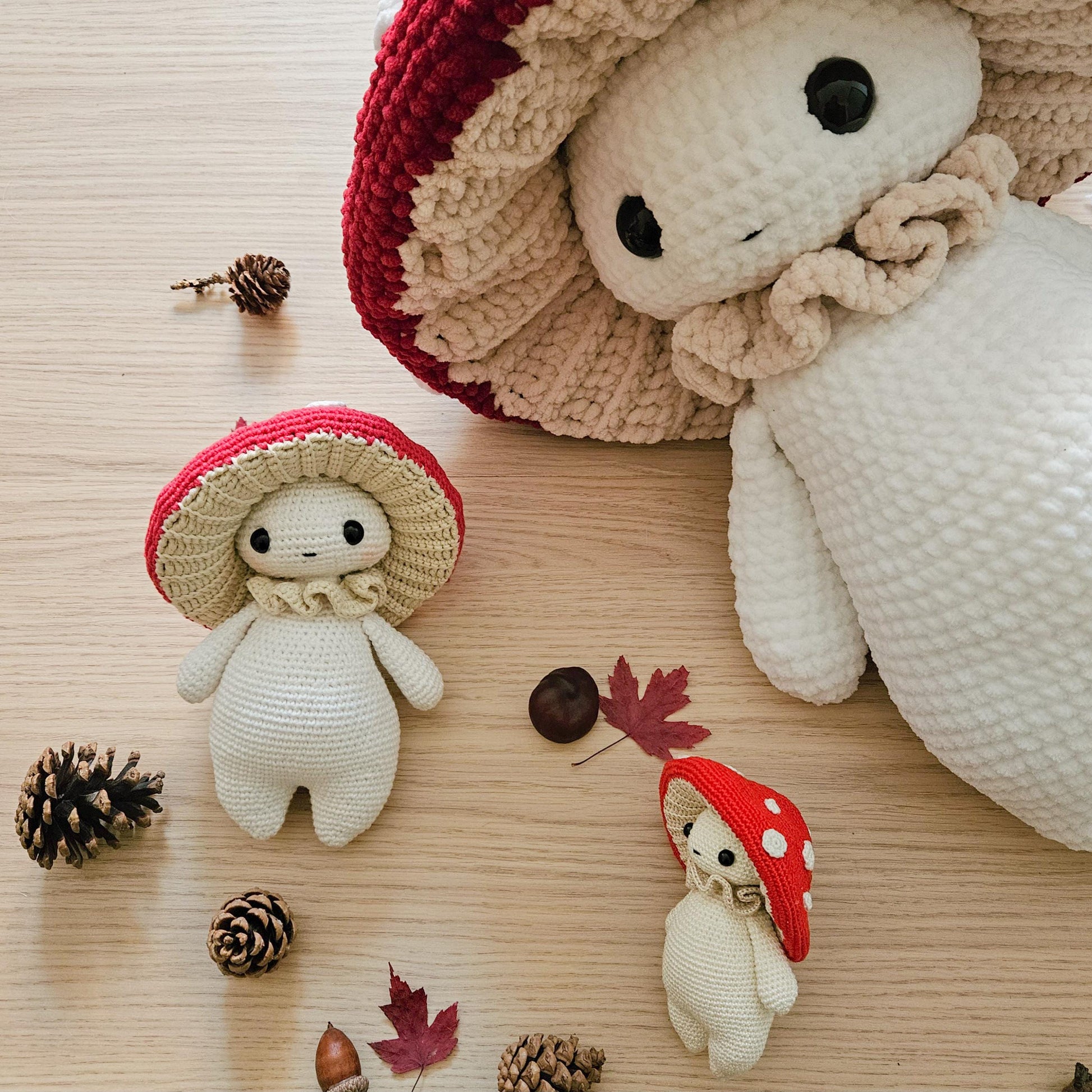 Mushroom guy - critter stitch crochet pattern / amigurumi