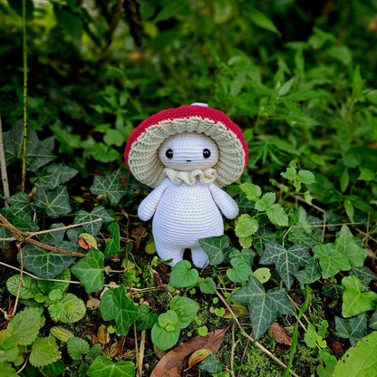 Mushroom guy - critter stitch crochet pattern / amigurumi