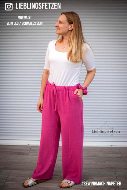 Schnittmuster bundle Peter & Udo / wide leg pants + shorts / mit Videotutorial