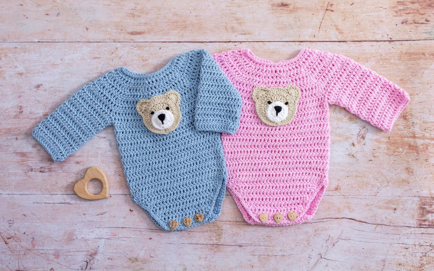 🧸✨ Crochet Baby Bear Set (5 Patterns + Videos)  👶🧶